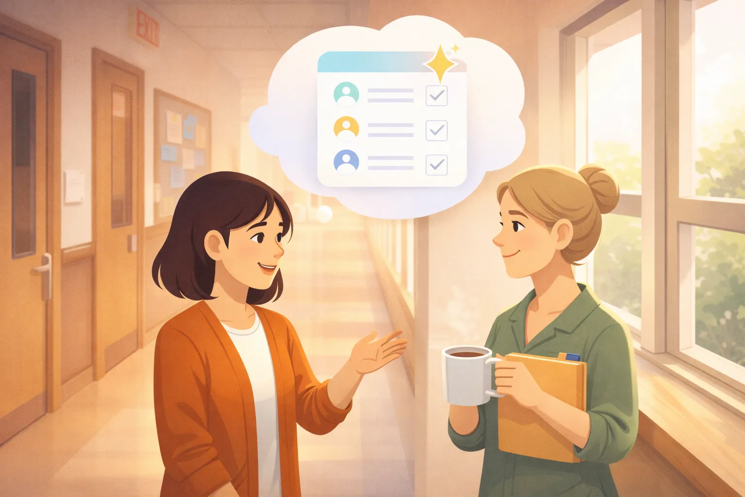 廊下での何気ない会話が、アプリ改善のきっかけになる